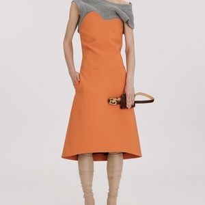 Recto Curved Detail Dolly Dress